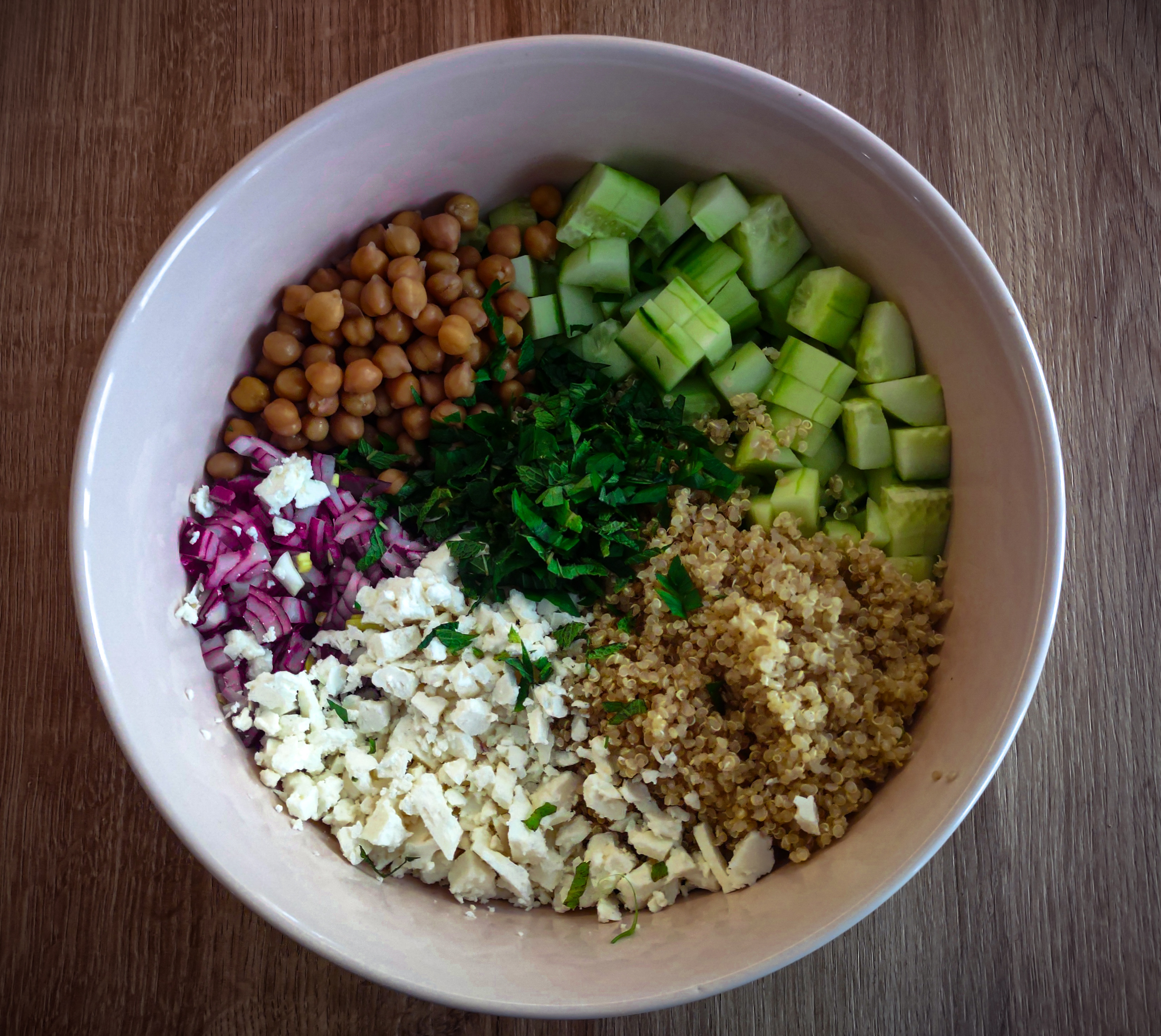 Salade d’été à base de quinoa
