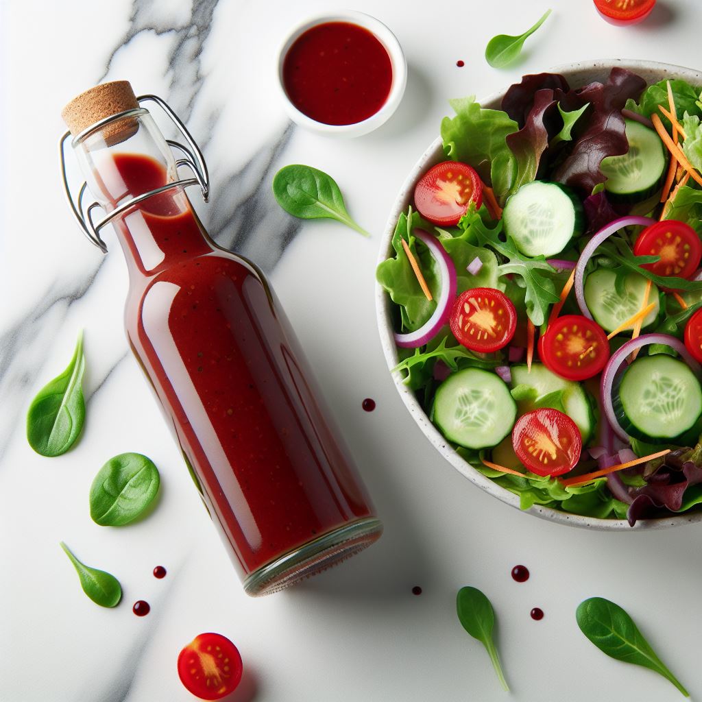 Vinaigrette moutarde, ail et persil